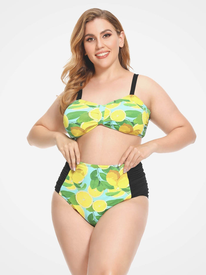 Plus Size Two Piece Swimsuits - AS ROSE RICH