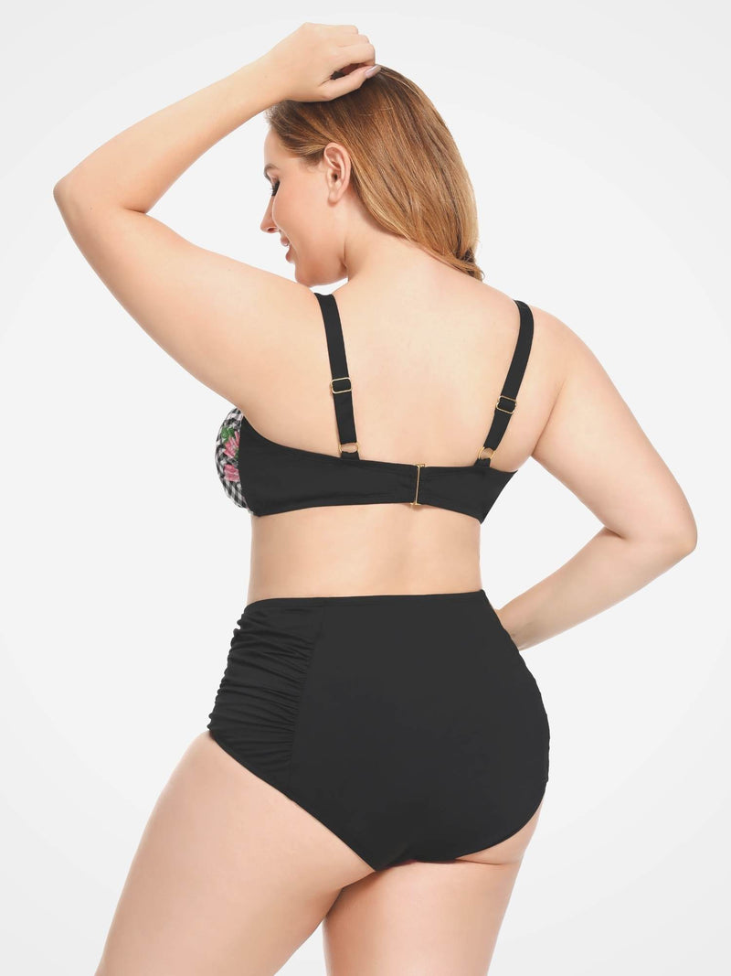 Plus Size Two Piece Swimsuits - AS ROSE RICH