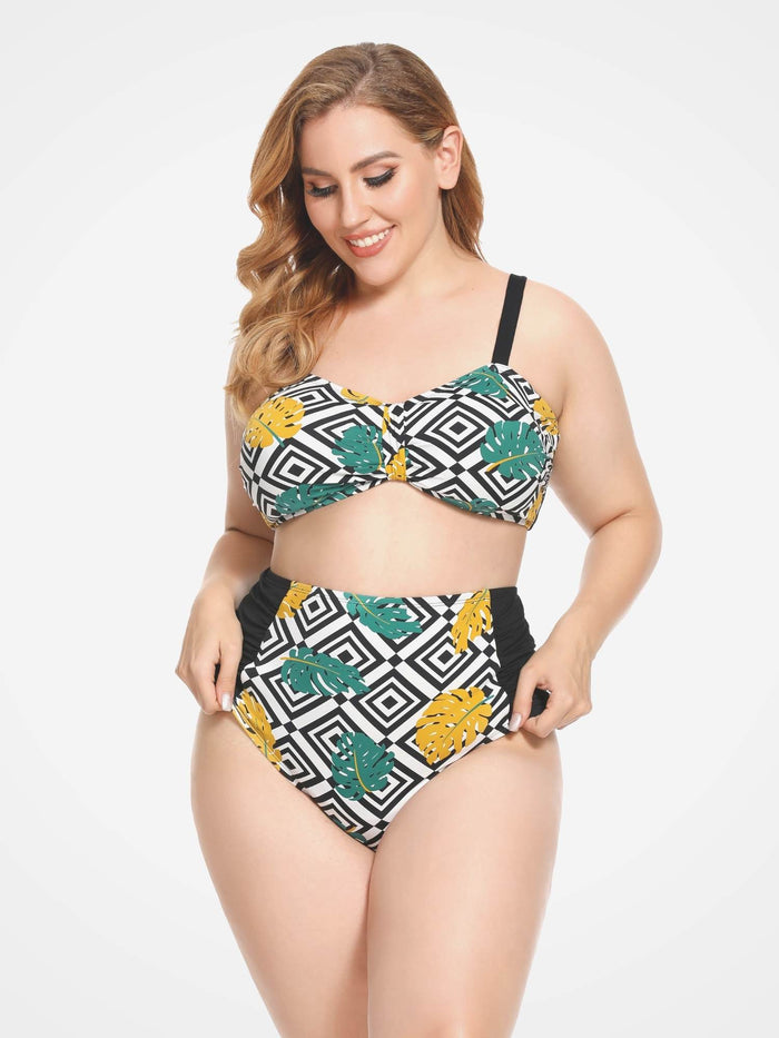 Plus Size Two Piece Swimsuits - AS ROSE RICH