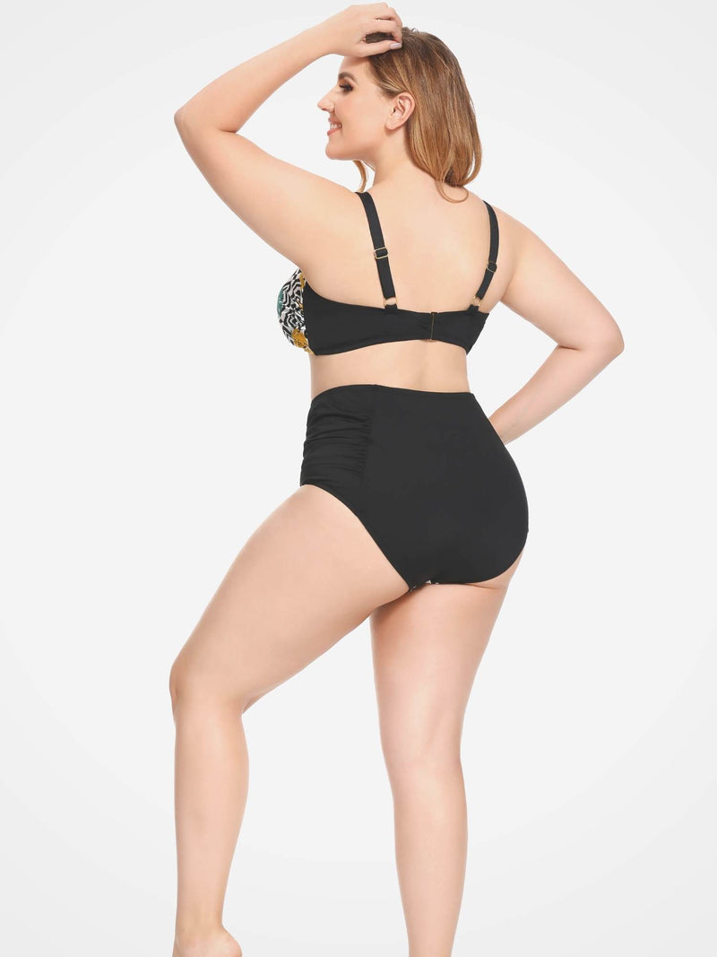 Plus Size Two Piece Swimsuits - AS ROSE RICH