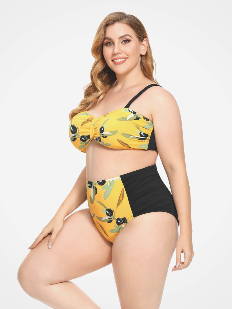Plus Size Two Piece Swimsuits - AS ROSE RICH