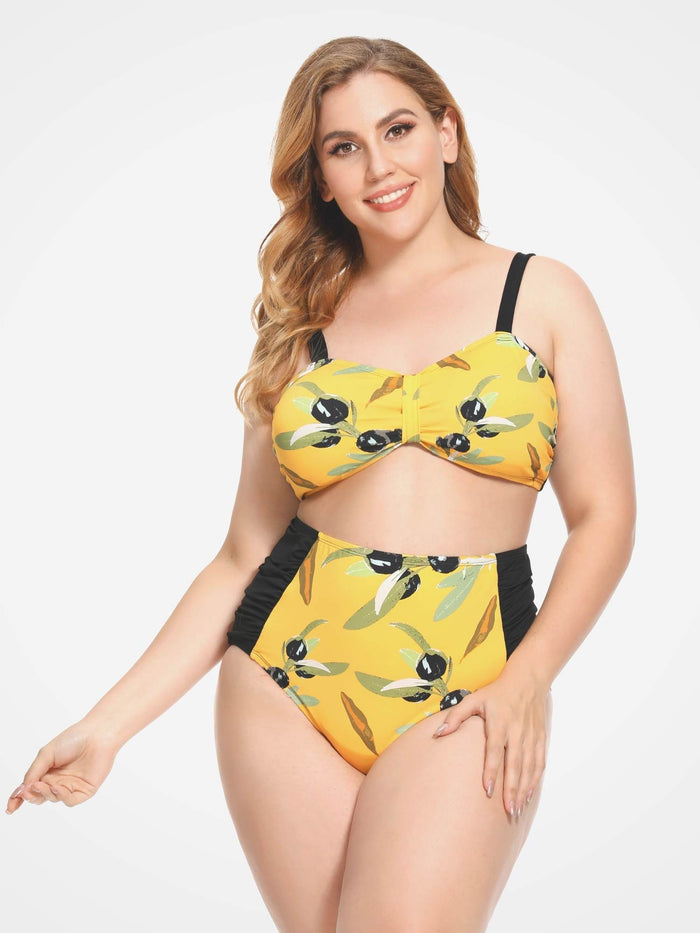 Plus Size Two Piece Swimsuits - AS ROSE RICH