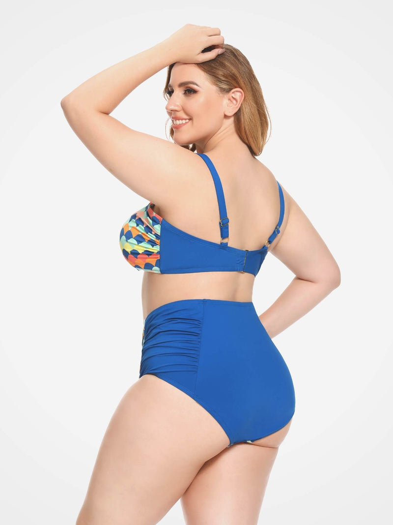 Plus Size Two Piece Swimsuits - AS ROSE RICH