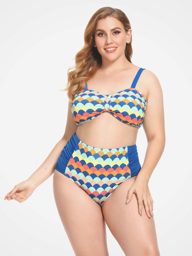 Plus Size Two Piece Swimsuits - AS ROSE RICH