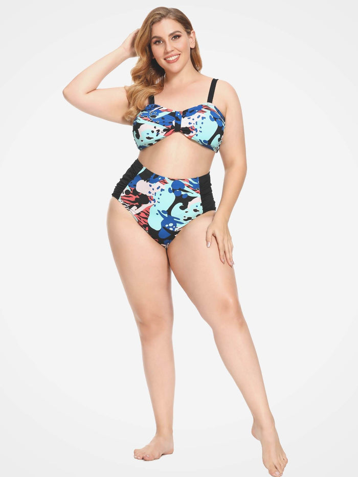 Plus Size Two Piece Swimsuits - AS ROSE RICH