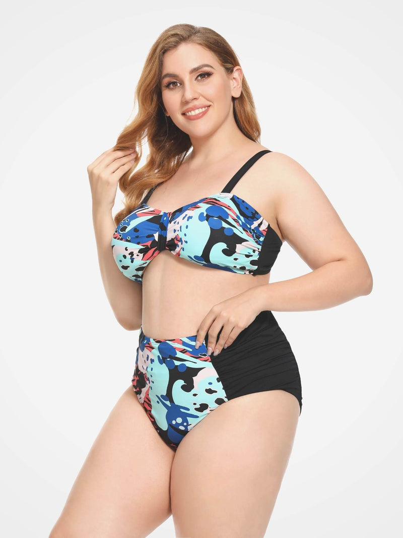 Plus Size Two Piece Swimsuits - AS ROSE RICH