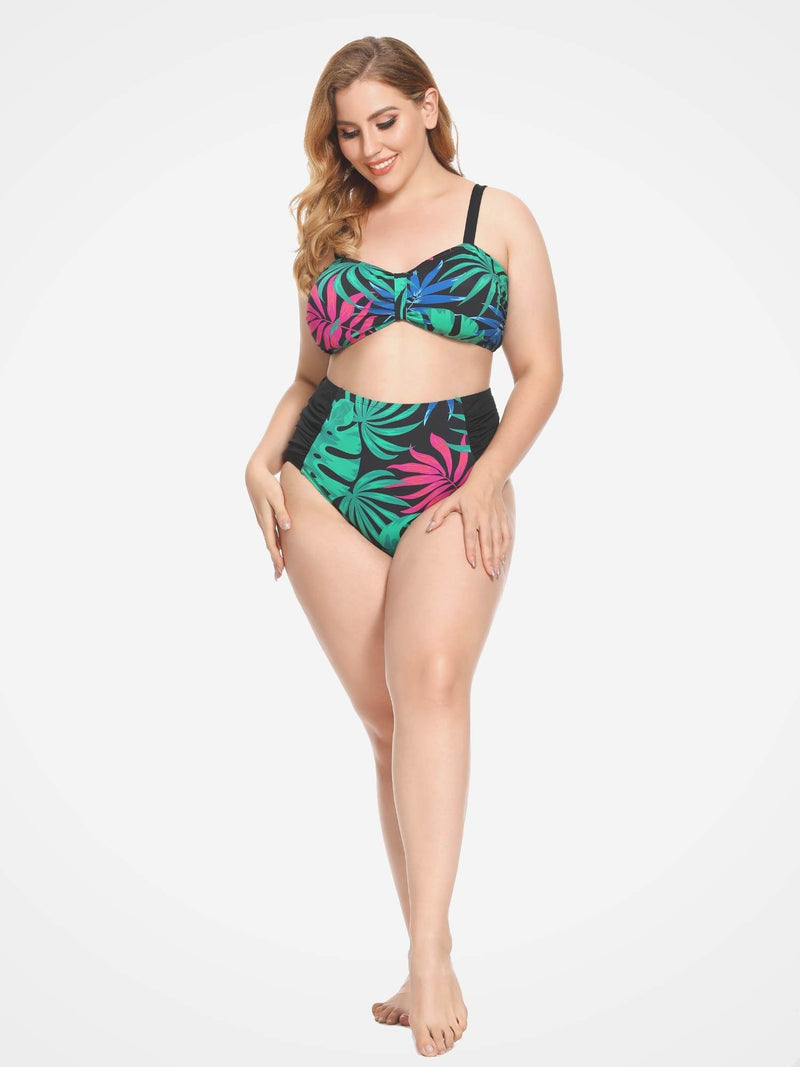 Plus Size Two Piece Swimsuits - AS ROSE RICH