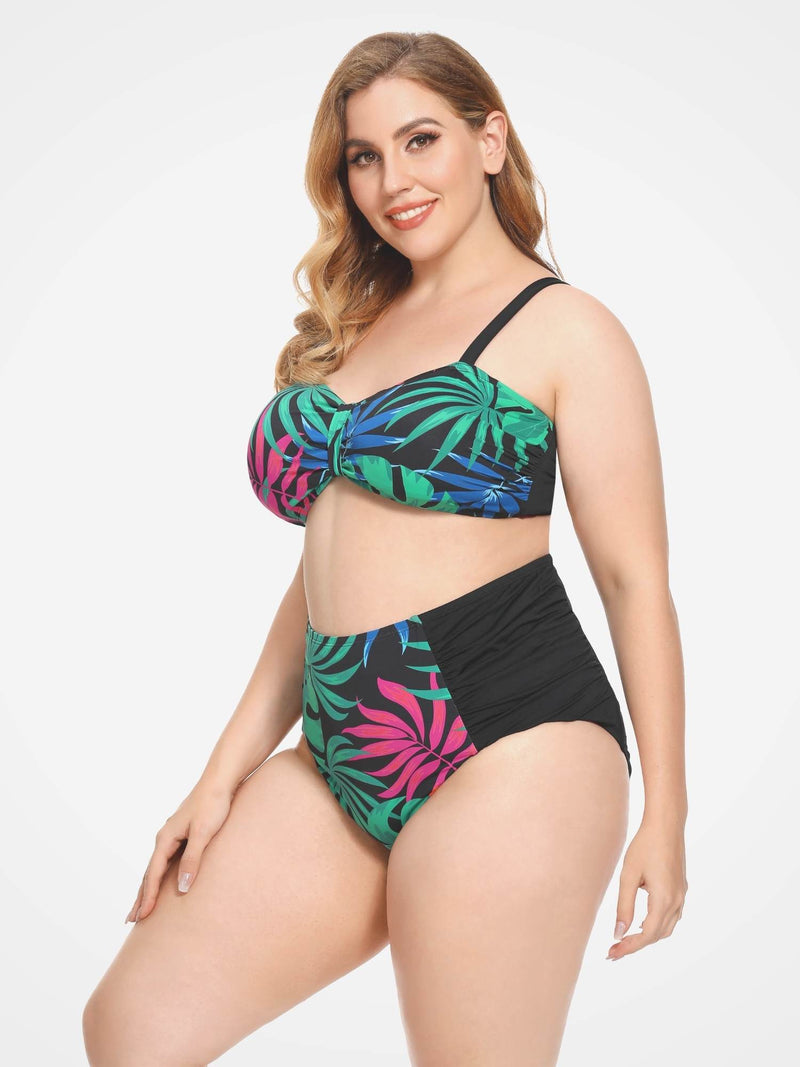 Plus Size Two Piece Swimsuits - AS ROSE RICH