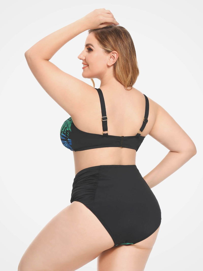 Plus Size Two Piece Swimsuits - AS ROSE RICH