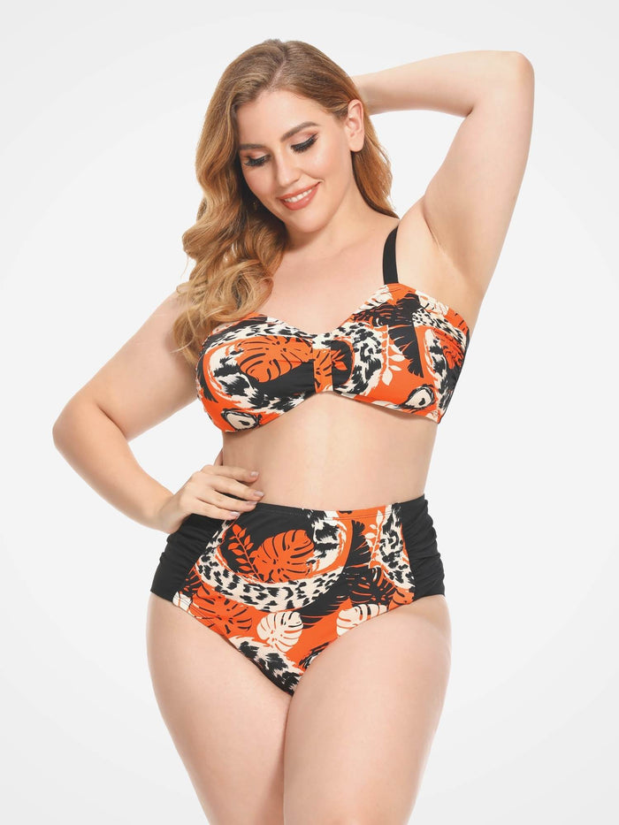 Plus Size Two Piece Swimsuits - AS ROSE RICH