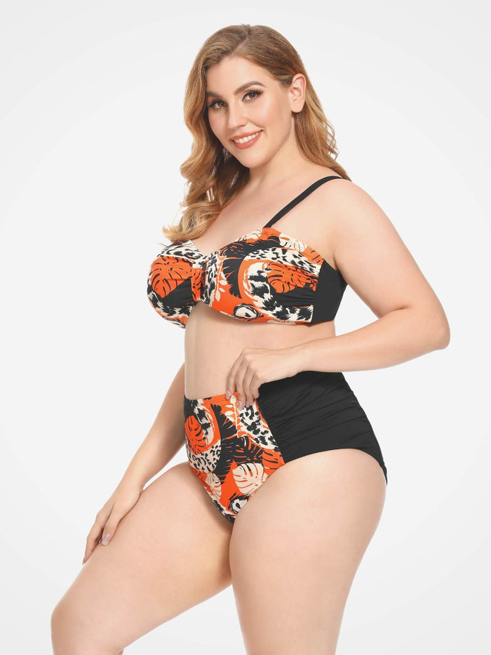 Plus Size Two Piece Swimsuits - AS ROSE RICH