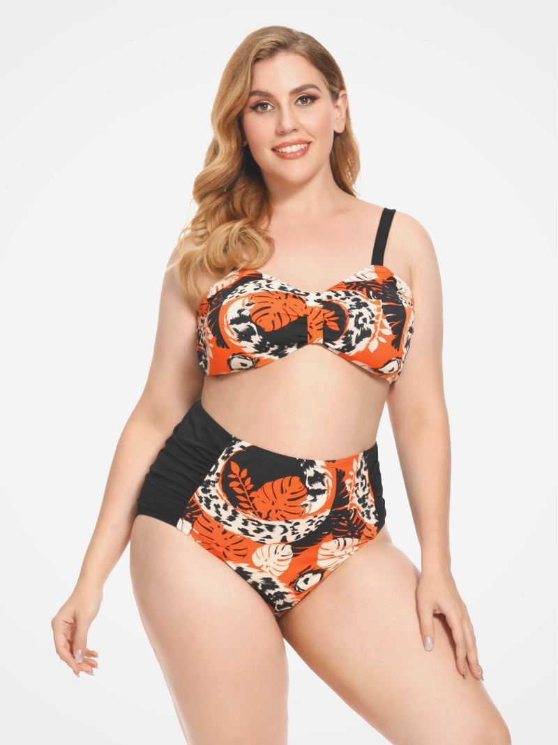 Plus Size Two Piece Swimsuits - AS ROSE RICH