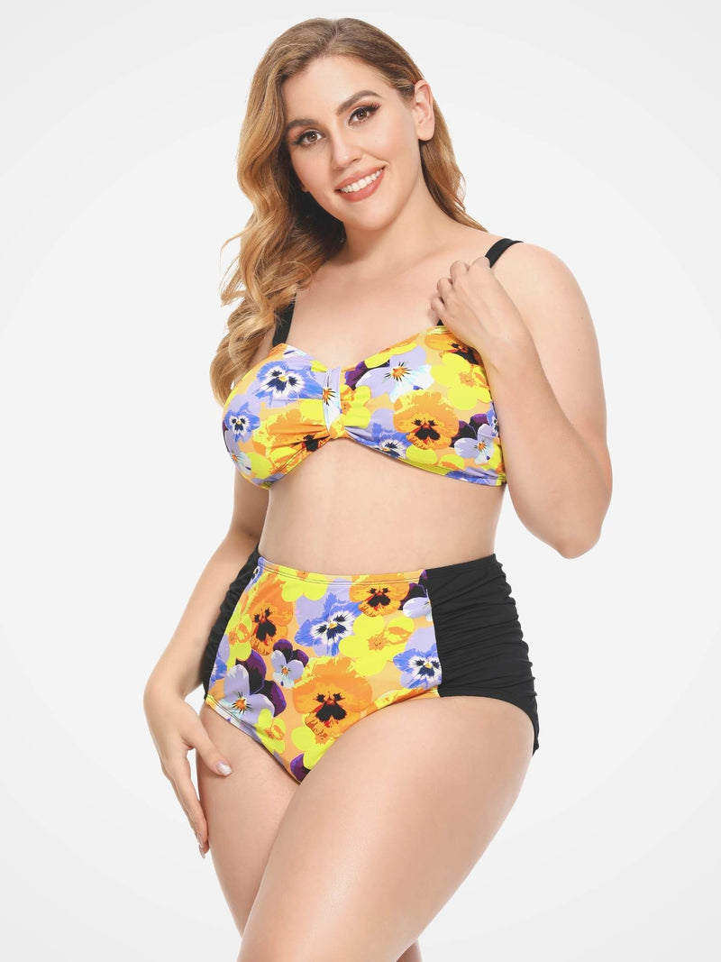 Plus Size Two Piece Swimsuits - AS ROSE RICH