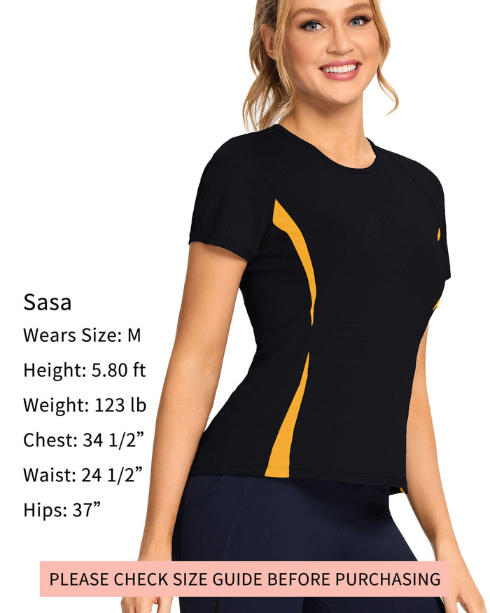 Workout Shirts For Women Womens T Shirts Womens Athletic Tops - AS ROSE RICH