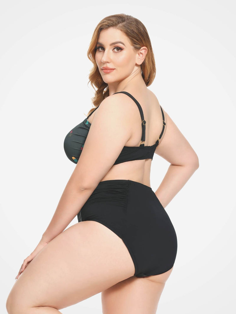 Plus Size Two Piece Swimsuits - AS ROSE RICH