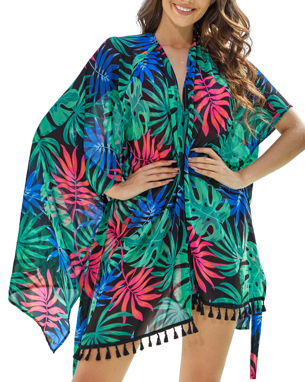 Floral Kimono Wrap - AS ROSE RICH