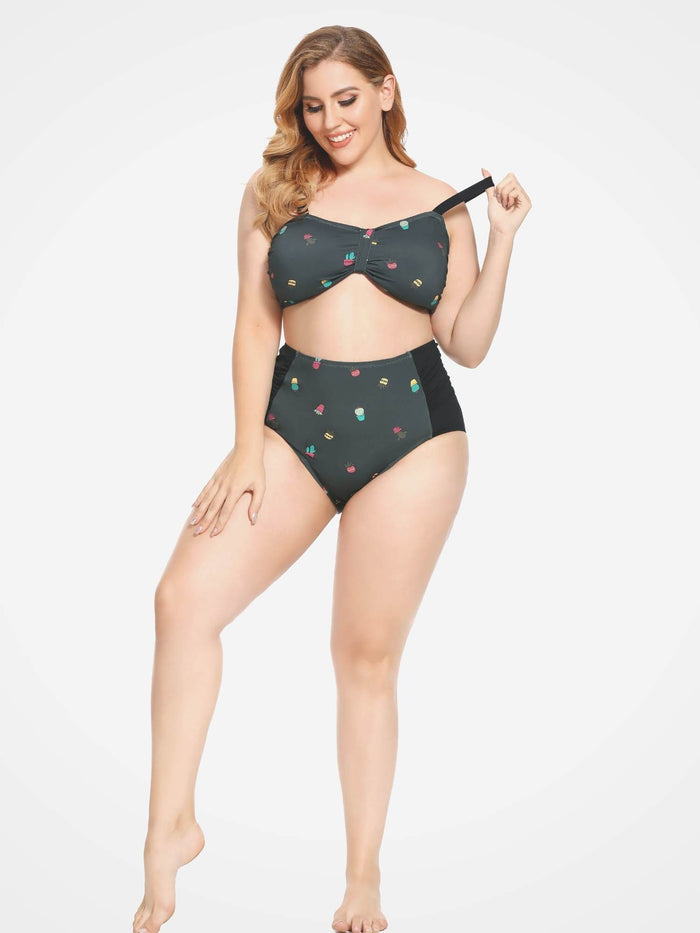 Plus Size Two Piece Swimsuits - AS ROSE RICH