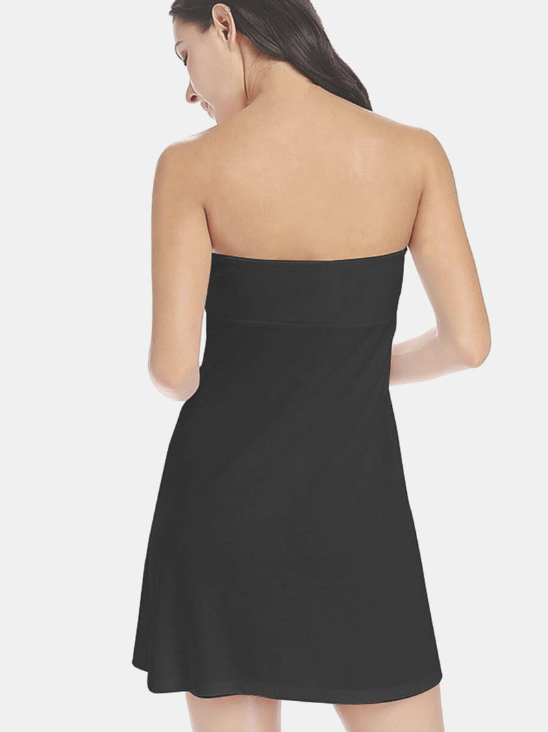Strapless Slinky Beach Dress - AS ROSE RICH