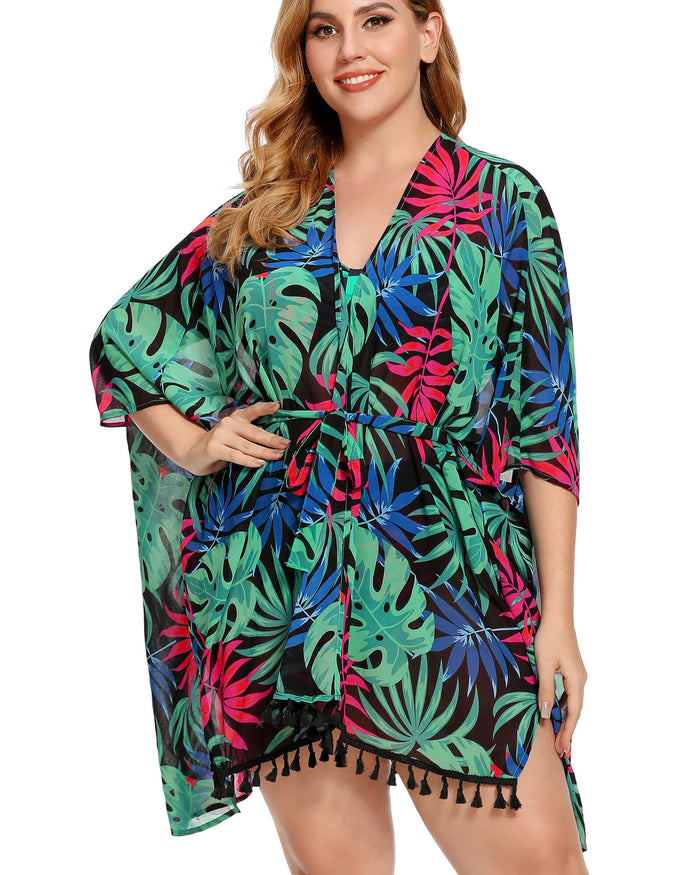 Floral Kimono Wrap - AS ROSE RICH