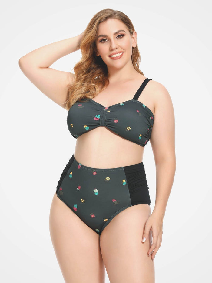 Plus Size Two Piece Swimsuits - AS ROSE RICH