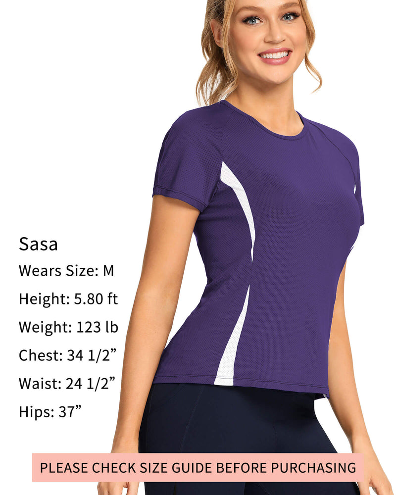 Workout Shirts For Women Womens T Shirts Womens Athletic Tops - AS ROSE RICH