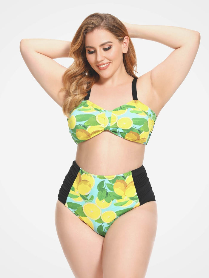 Plus Size Two Piece Swimsuits - AS ROSE RICH