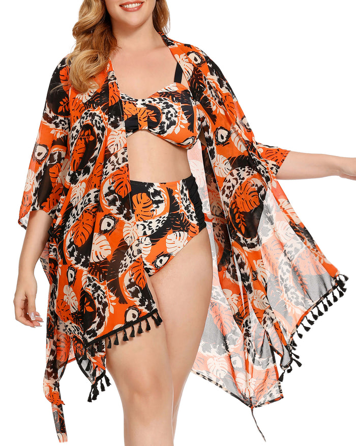 Floral Kimono Wrap - AS ROSE RICH