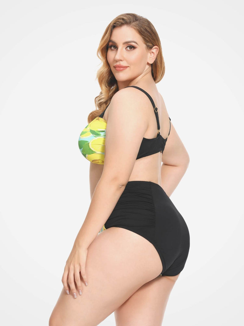 Plus Size Two Piece Swimsuits - AS ROSE RICH