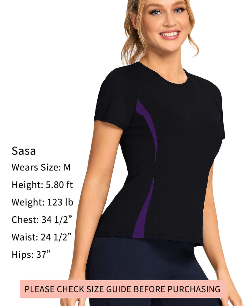 Workout Shirts For Women Womens T Shirts Womens Athletic Tops - AS ROSE RICH