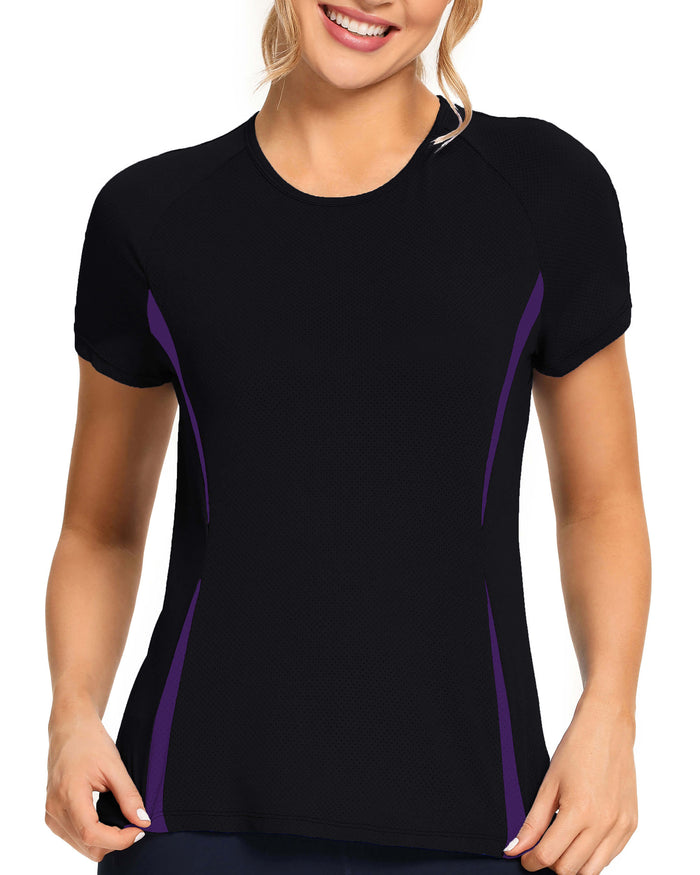 Workout Shirts For Women Womens T Shirts Womens Athletic Tops - AS ROSE RICH